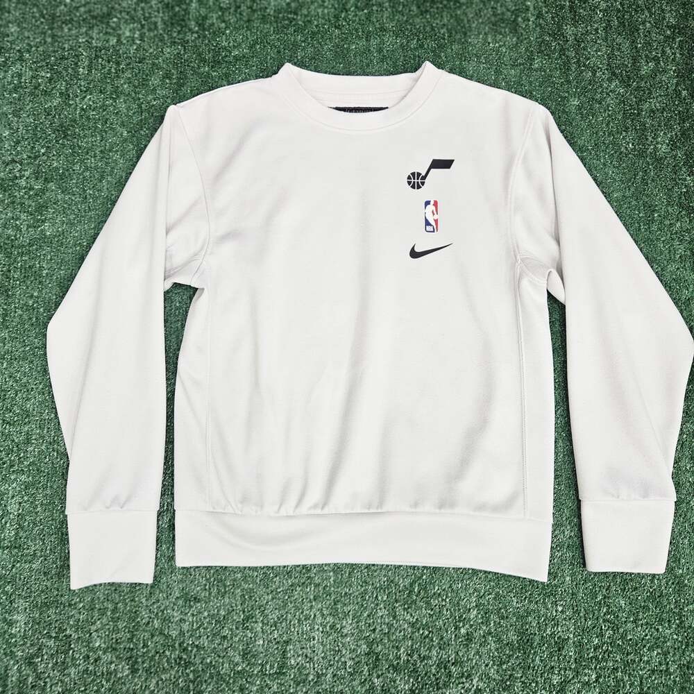 NIKE UTAH JAZZ CrewNeck Size XS Men’s light grey NBA Team Issue